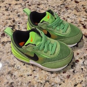 Nike Waffle One TD Electric Green Toddler 5C Sneakers